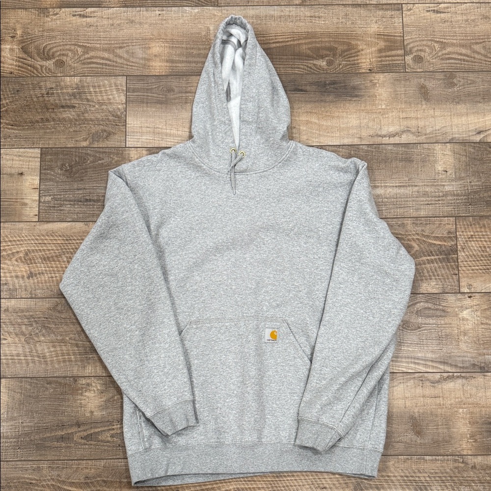 Carhartt Men’s Loose Fit Midweight Sweatshirt, Heather Grey, XL